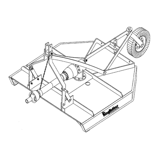 King Kutter 999998 Operation And Parts Manual