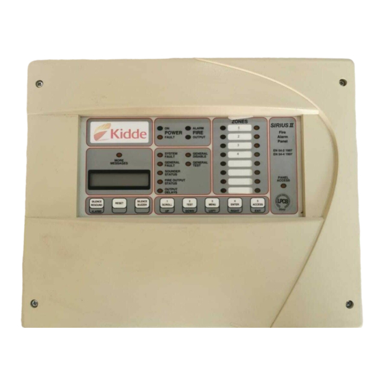 Kidde SIRIUS TM0109 User Manual