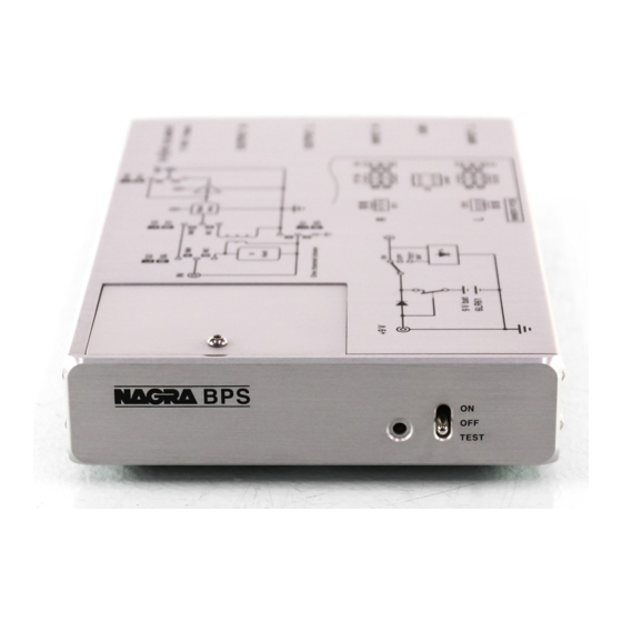 Nagra BPS Manual