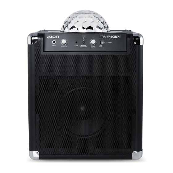 ION Block Party iPA22P Service Manual