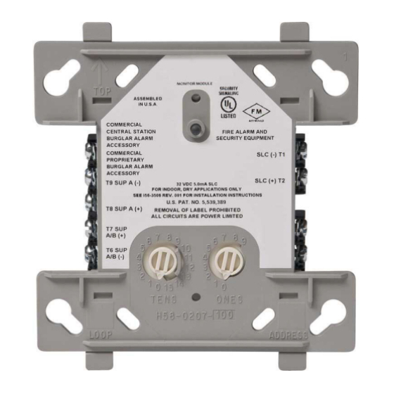 Honeywell NOTIFIER NZM-100 Installation And Maintenance Instructions