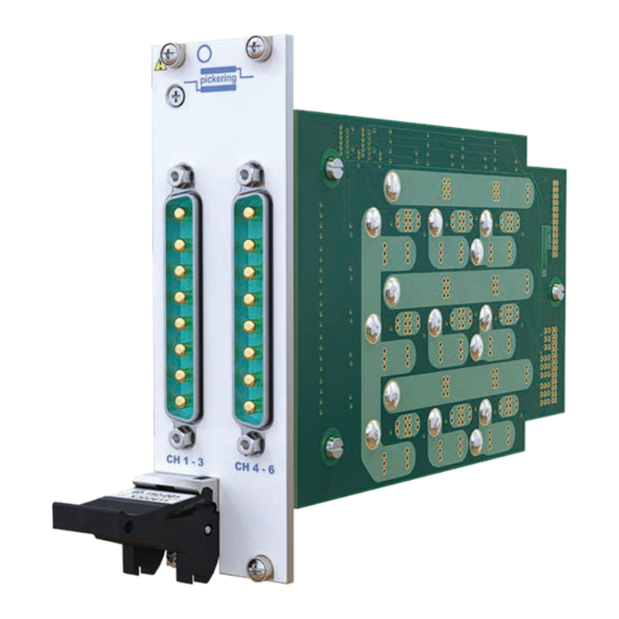 Pickering PXI 40-192A User Manual