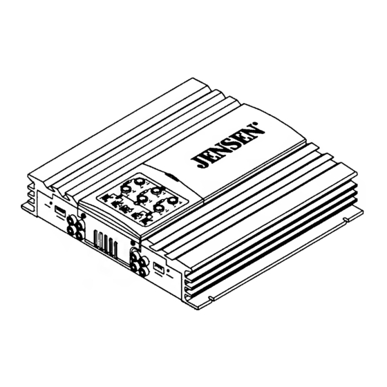 Jensen XA4150 How To Install And Operate