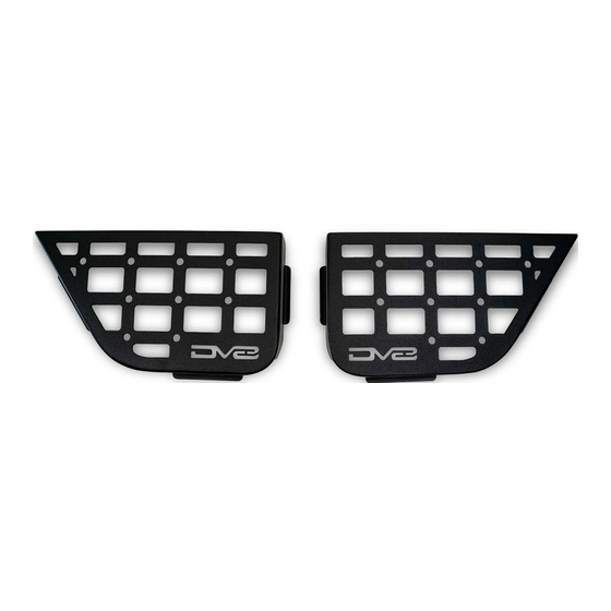 DV8 OFFROAD MPJK-07 Product Installation Manual