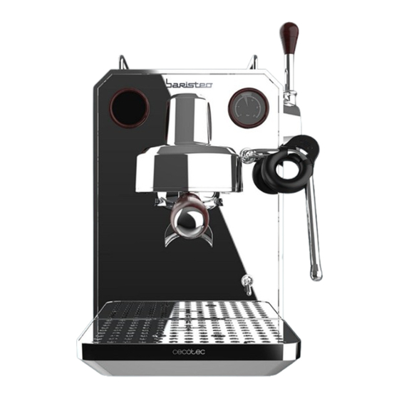 cecotec BARISTEO INTIMA Instruction Manual