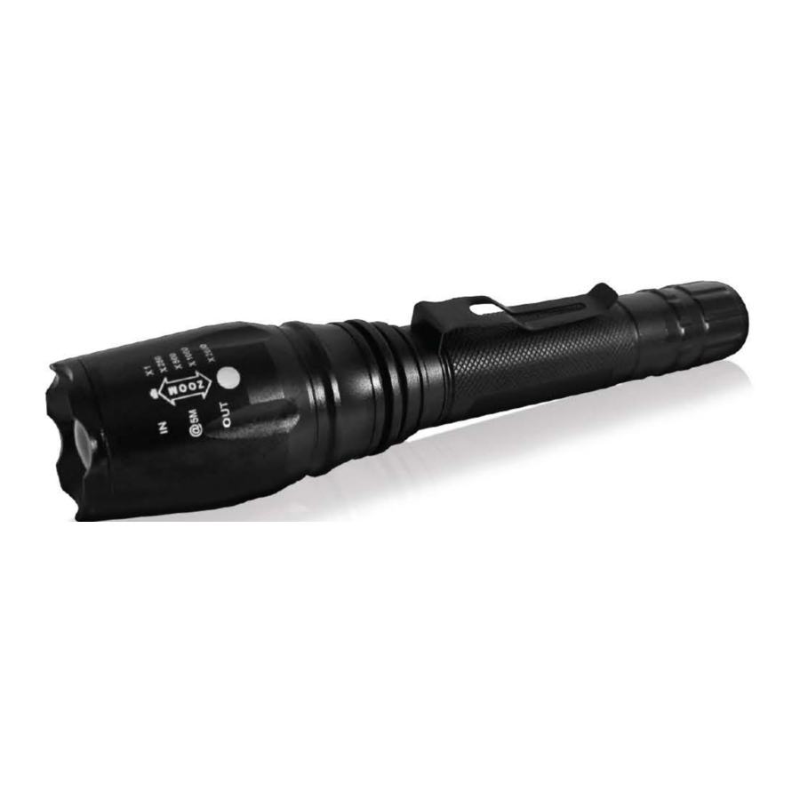 Solaray Professional Series, PRO ZX-1XL - Flashlight Manual