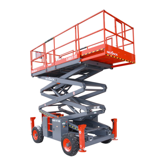 Skyjack SJ 9250 Operating Manual
