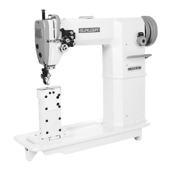 Siruba P717K Instruction Book And Parts List