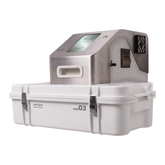 STERILUX SterOx System V Series Instructions For Use Manual