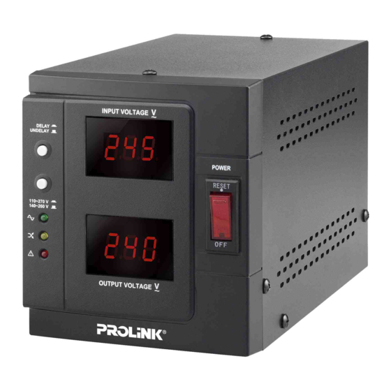 PROLiNK PVR Series User Manual