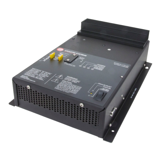 Analytic Systems BCD610 Installation & Operation Manual