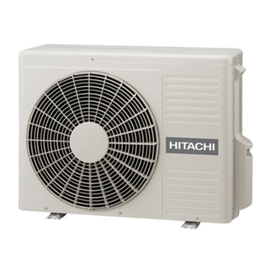 Hitachi RAC-18WPD Manuals