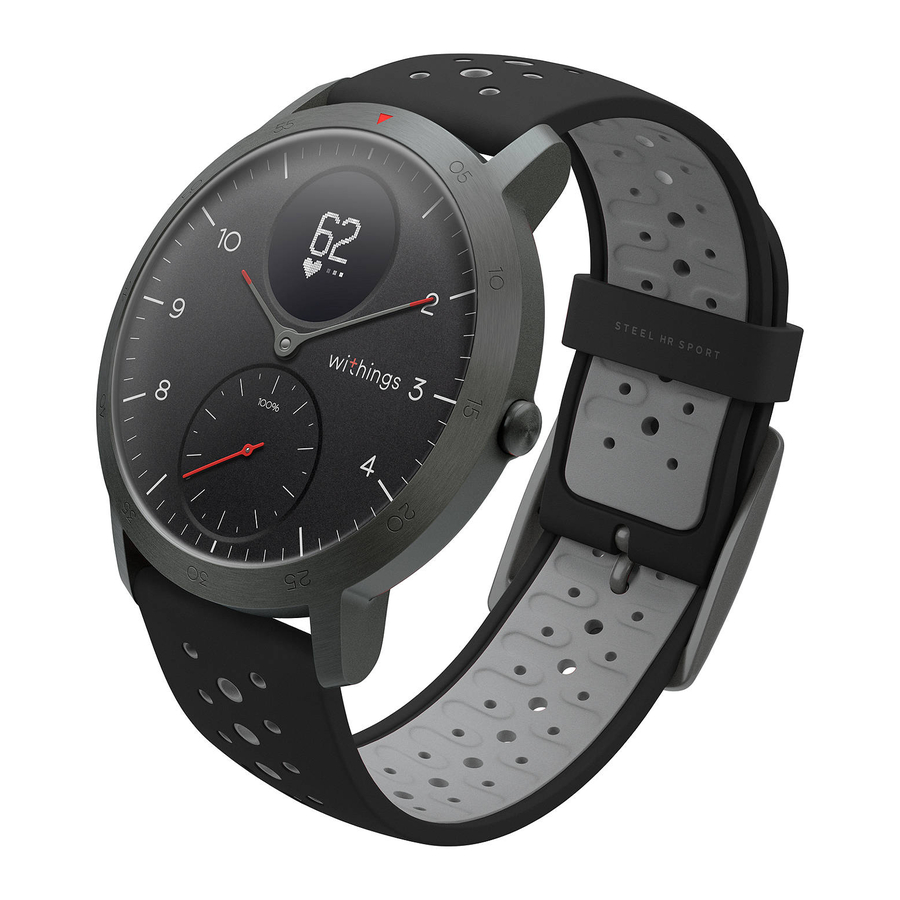 Withings Steel HR Reviewer's Manual
