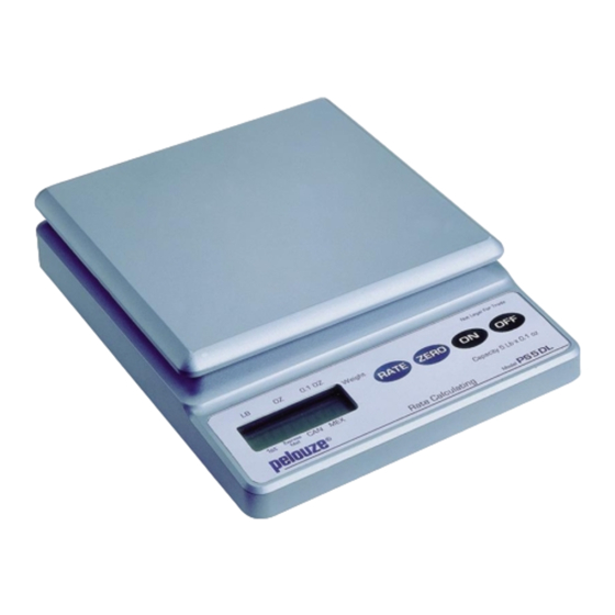 Pelouze PRECISION PS5DL Operator's Manual