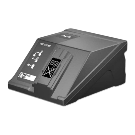 AEG PBA 7224 MB Instructions For Use Manual