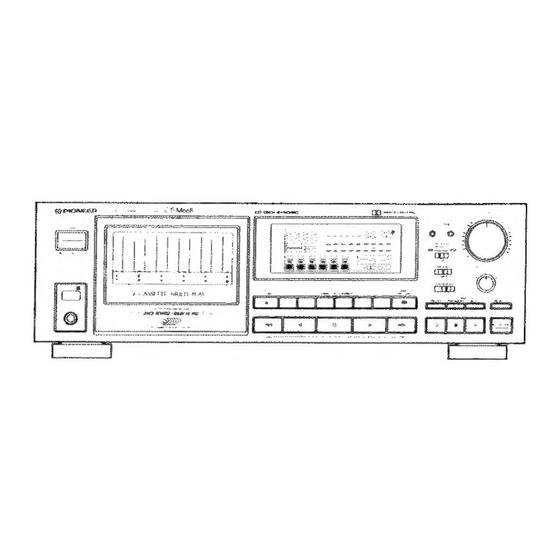 Pioneer CT-M66R Manuals