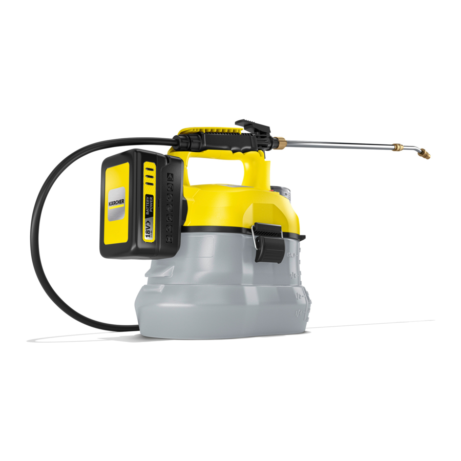Kärcher PSU 4-18 - Battery Pressure Sprayer Manual