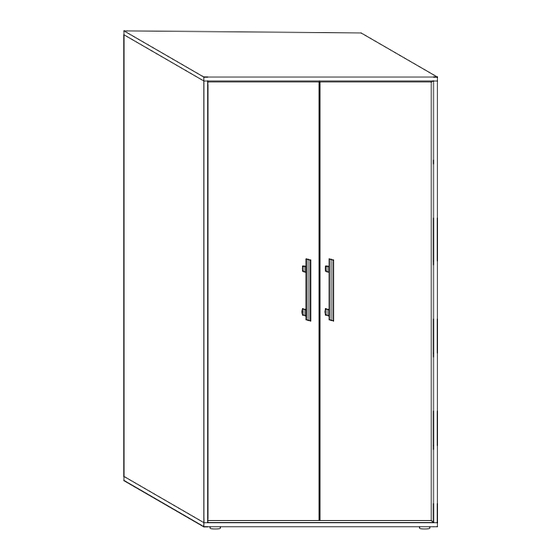 PG BISON BOFA BOOKCASE WITH DOORS Quick Start Manual
