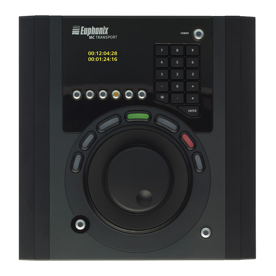 Avid Technology MC Transport User Manual