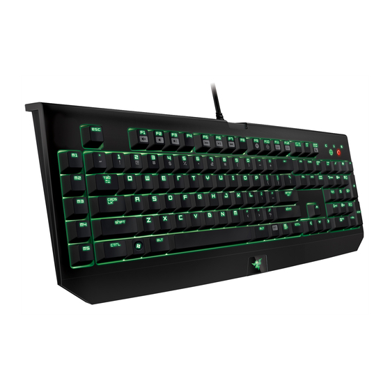 Razer BlackWidow Ultimate Quick Start Manual