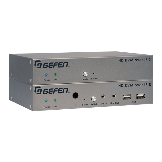 Gefen EXT-HDKVM-LANTX User Manual