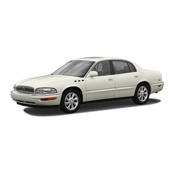 Buick Park Avenue 2005 Getting To Know Manual