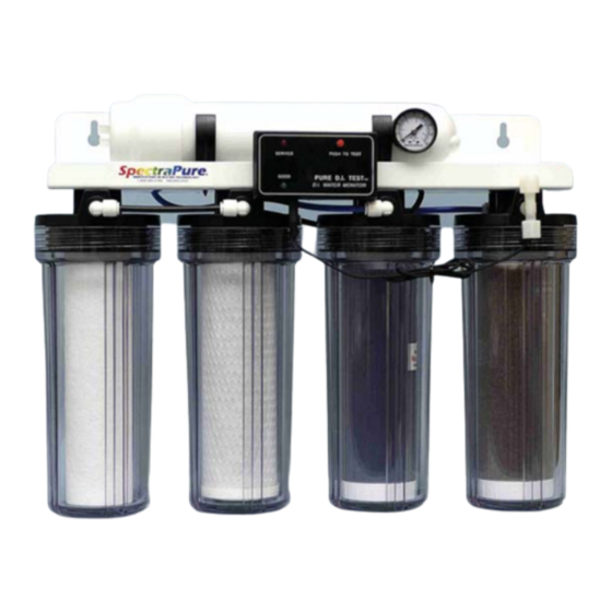SpectraPure SpectraPlus 2000 Installation And Operating Manual