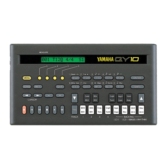 Yamaha Qy10 Operation Manual