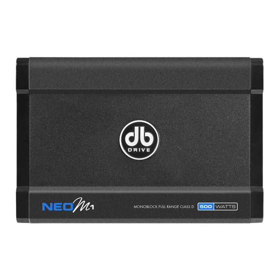 DB Drive NEO-M1 Quick Start Quide