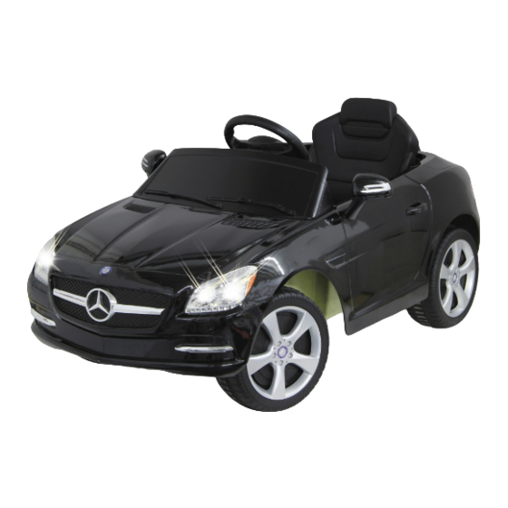 Jamara Ride On Car Mercedes-Benz SLK Class 2010 Instruction