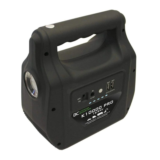 Battery Controller BC BOOSTER K10000 PRO User Manual