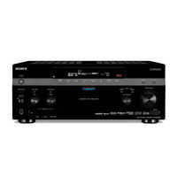 Sony STR DA5500ES - AV Network Receiver Operating Instructions Manual