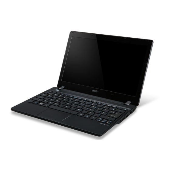 Acer Aspire V5-123 Quick Manual