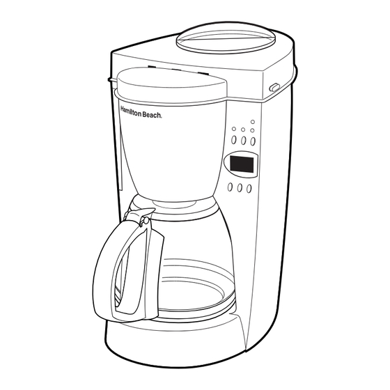 User Manuals: Hamilton Beach Fresh Grind Coffee Grinder