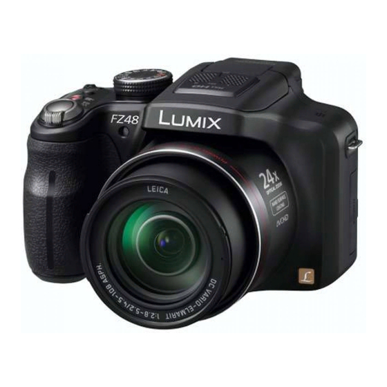 Panasonic LUMIX DMC-FZ48 Basic Operating Instructions Manual