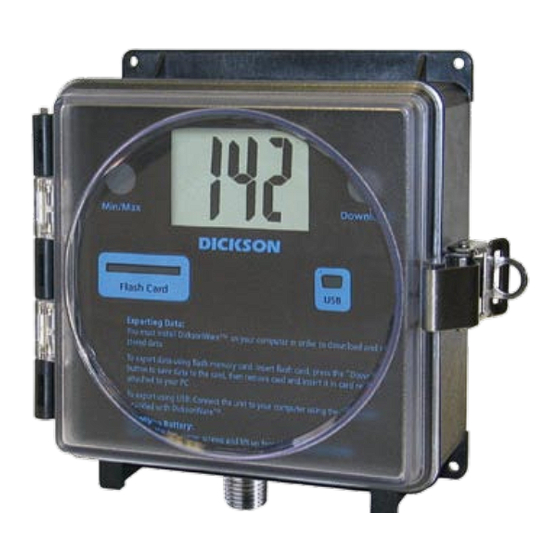 Dickson PL100 Quick Start Manual