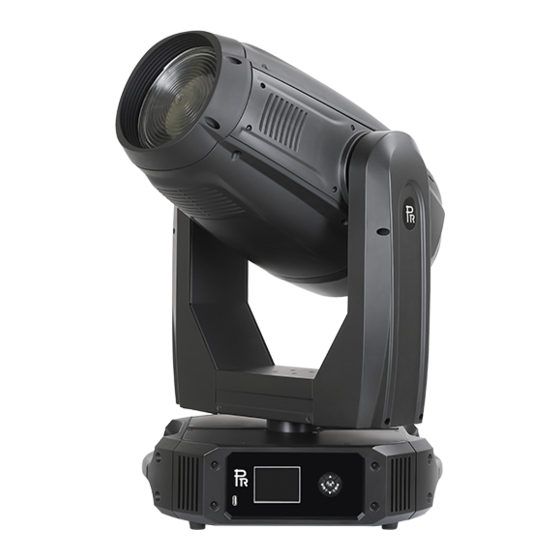 PR Lighting PR-6000 WASH Manual