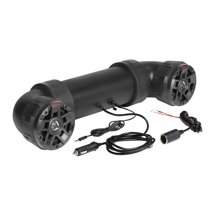 Boss Audio Systems UTV4B - BLUETOOTH AMPLIFIED SOUND SYSTEM Manual