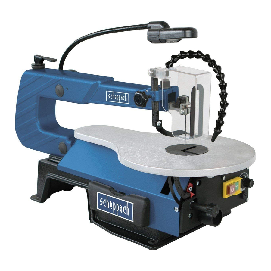 Scheppach SD1600V, 5901403903 Manual