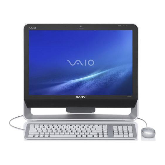 Sony VGC-JS130J/B - Vaio All-in-one Desktop Computer Specifications