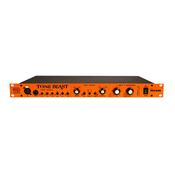 Warm Audio Tone Beast TB12 Operation Manual