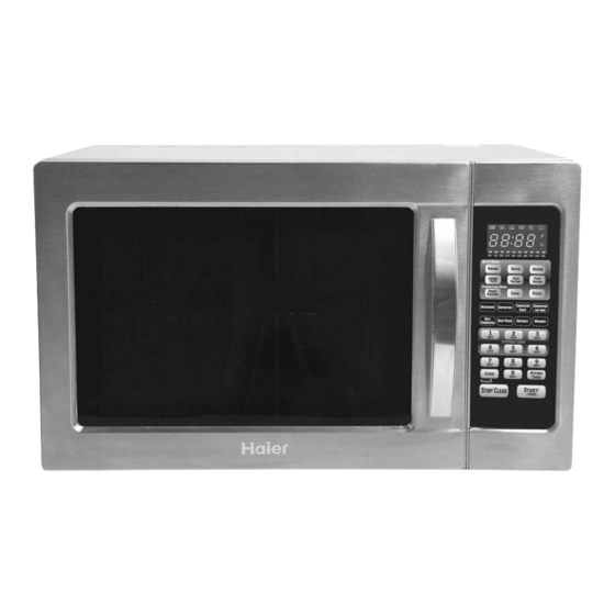Haier MWM10100GCSS - SMALL Appliances - 1000 W Microwave Manuals