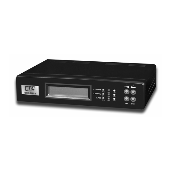 CTC Union SHDTU03 User Manual