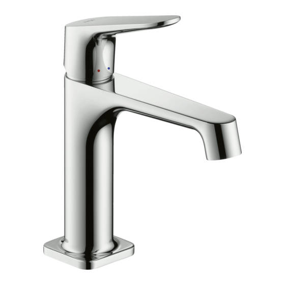 Hans Grohe Axor Citterio M 34120003 Instructions For Use And Assembly Instructions