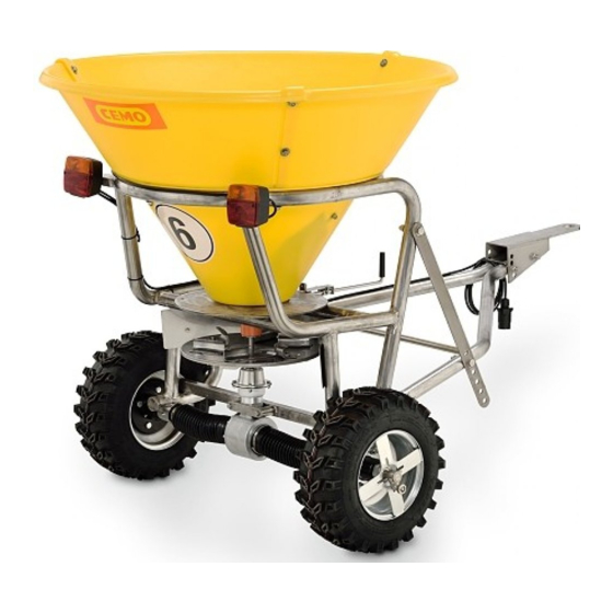 CEMO SW200 Towed Salt Spreader Manuals