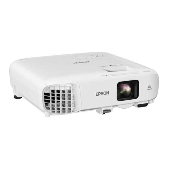 Epson PowerLite 2142W User Manual
