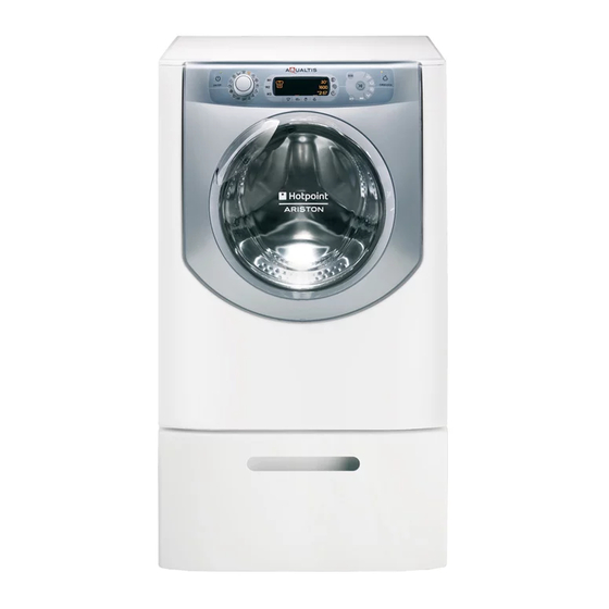 Hotpoint Ariston AQUALTIS AQ9D 68 U H Instructions For Installation And Use Manual