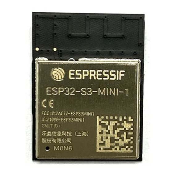 Espressif Systems ESP32-S3-MINI-1 User Manual