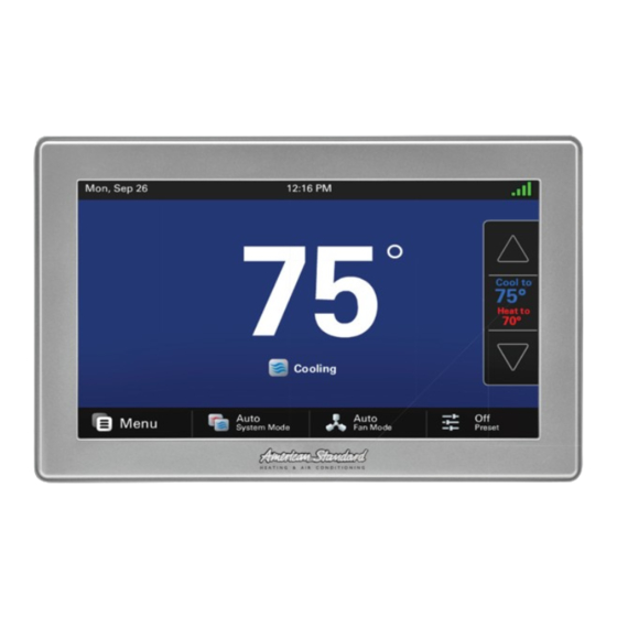 American Standard AZON1050AC52ZAA User Manual