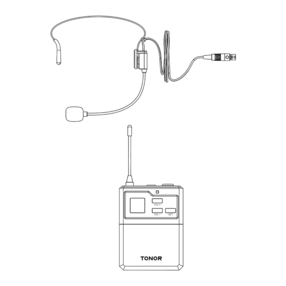 TONOR TW822 Instruction Manual